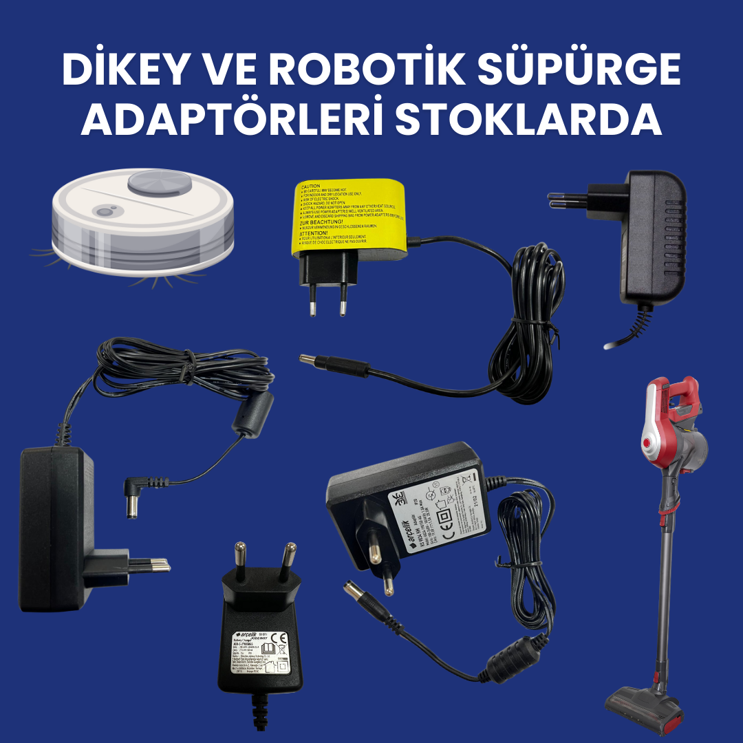 DİKEY-ROBOTIC SÜPÜRGE ADAPTÖRLERİ