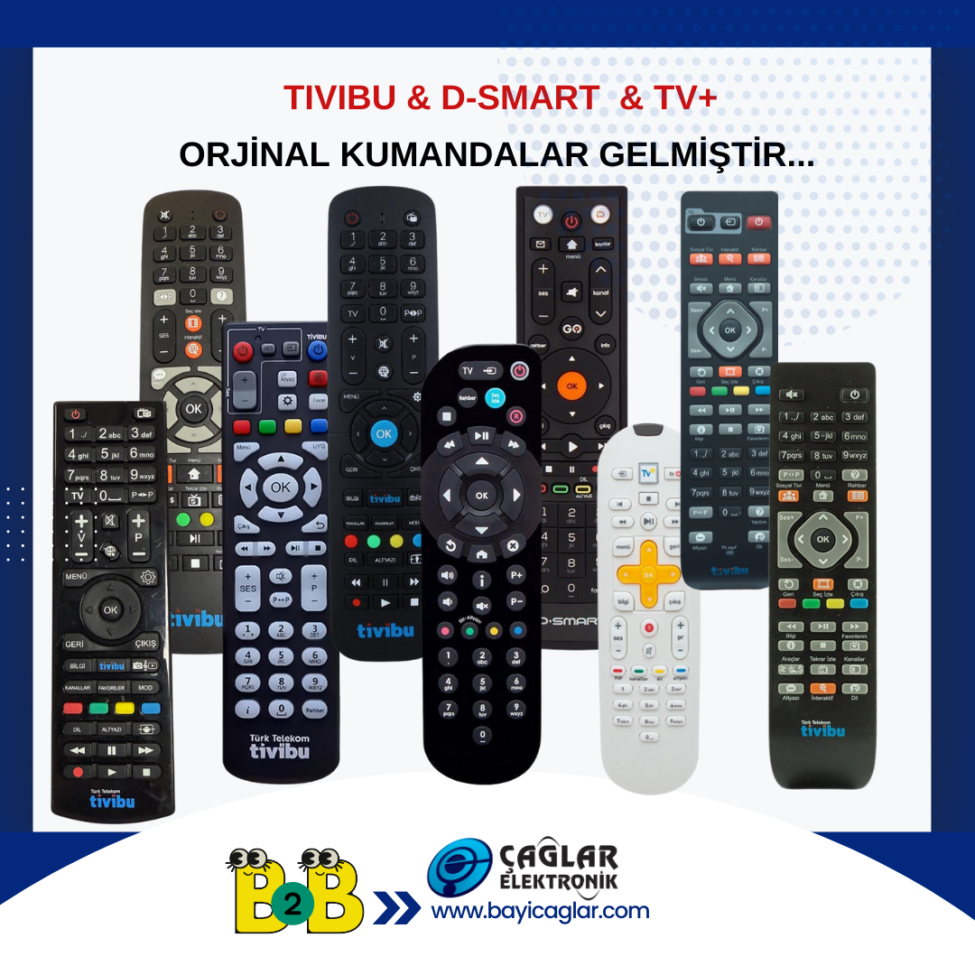 ORJİNAL TIVIBU UYDU KUMANDALARI