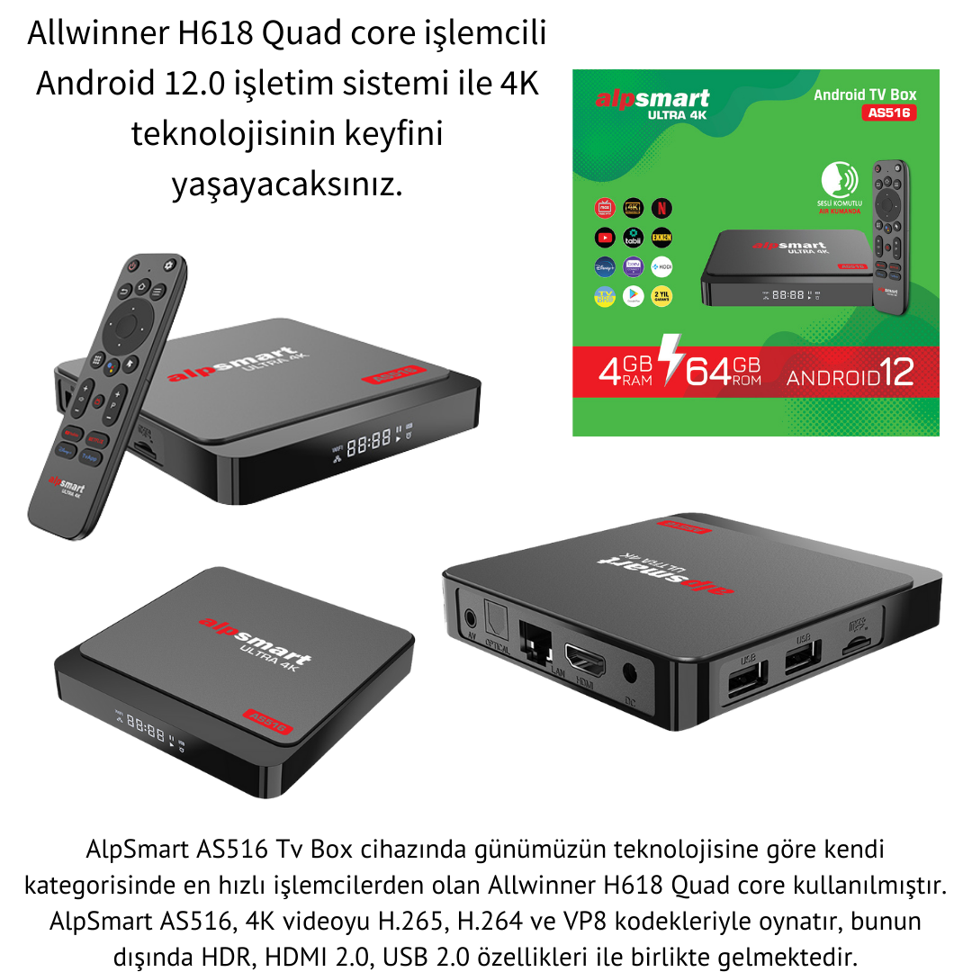 ANDROID BOX 4-64