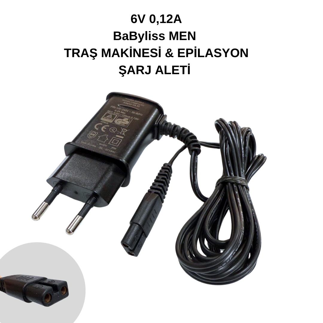 6V 0,2A TRAŞ MAKİNESİ ŞARJ ADAPTÖRÜ