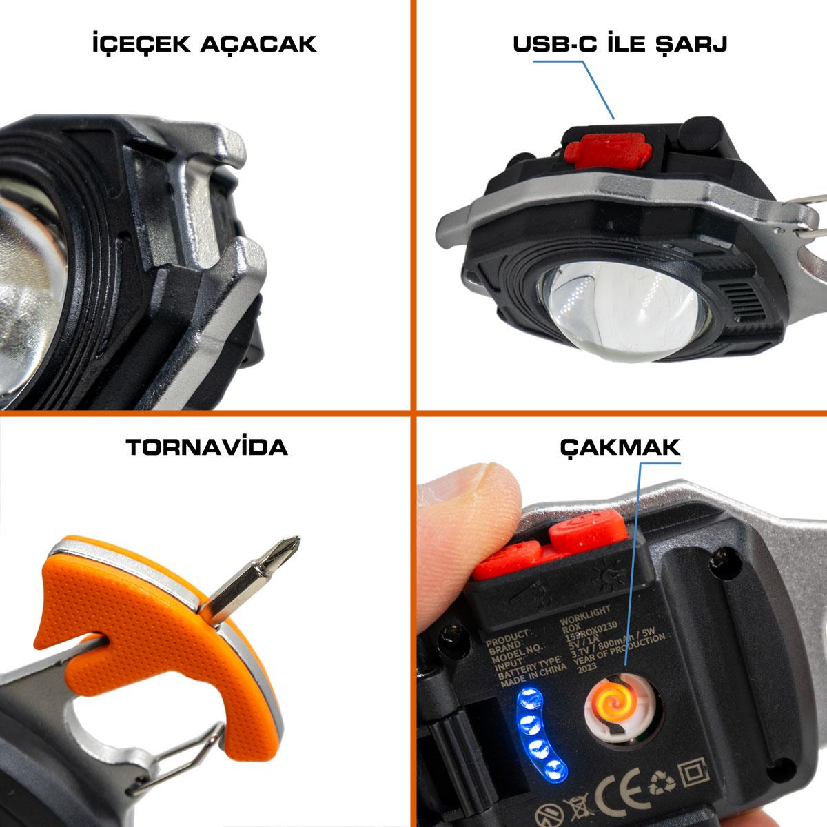 KAMP LAMBASI COK FONKSİYONLU LEDLİ  WN-3026