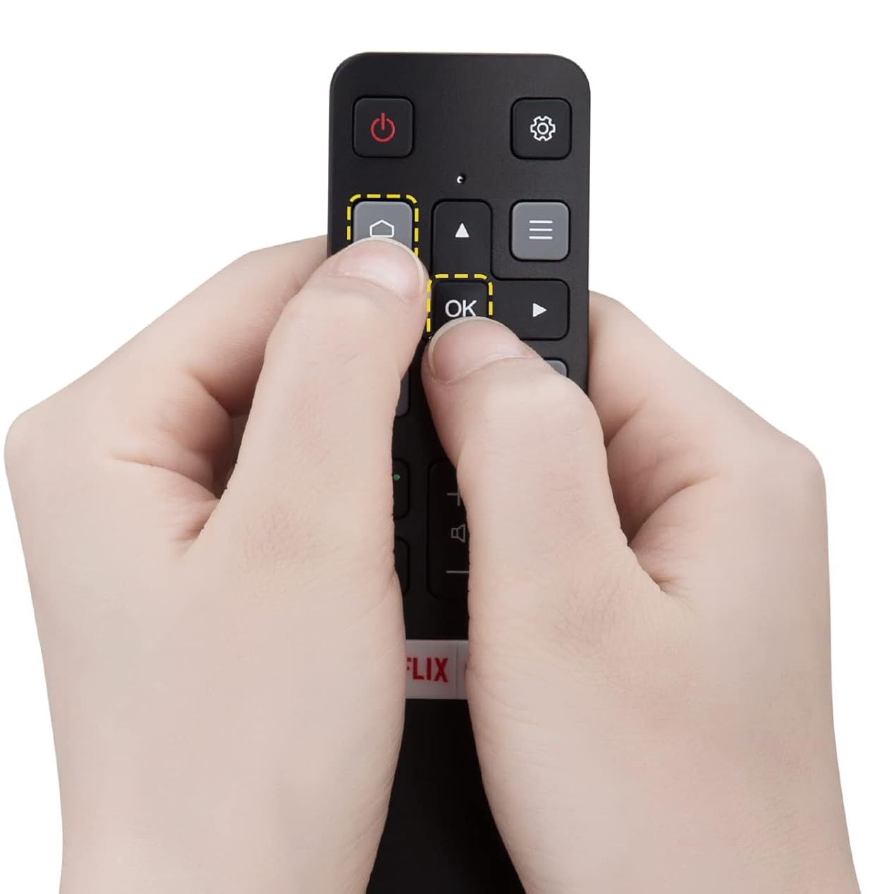 TCL TL-1002 NETFLIX-YOUTUBE KÜÇÜK SES KOMUTU VARDIR (KK0291)