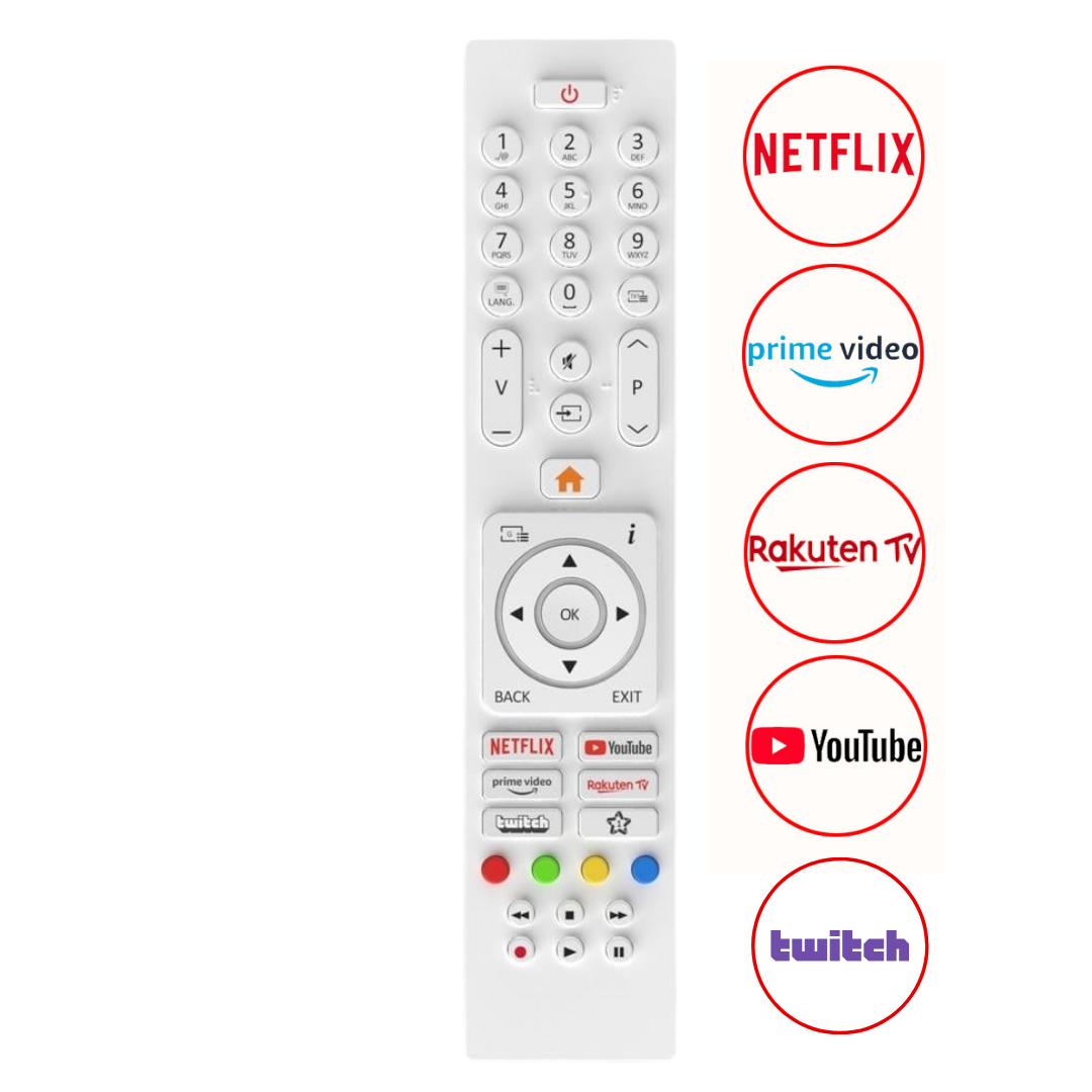 VESTEL BEYAZ-NETFLIX-PRIME-YTUBE-RAKUTEN-TWITCH