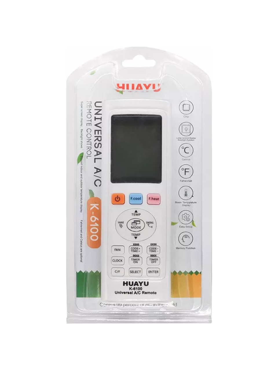 KLİMA UNIVERSAL K-6100 AKILLI KUMANDA