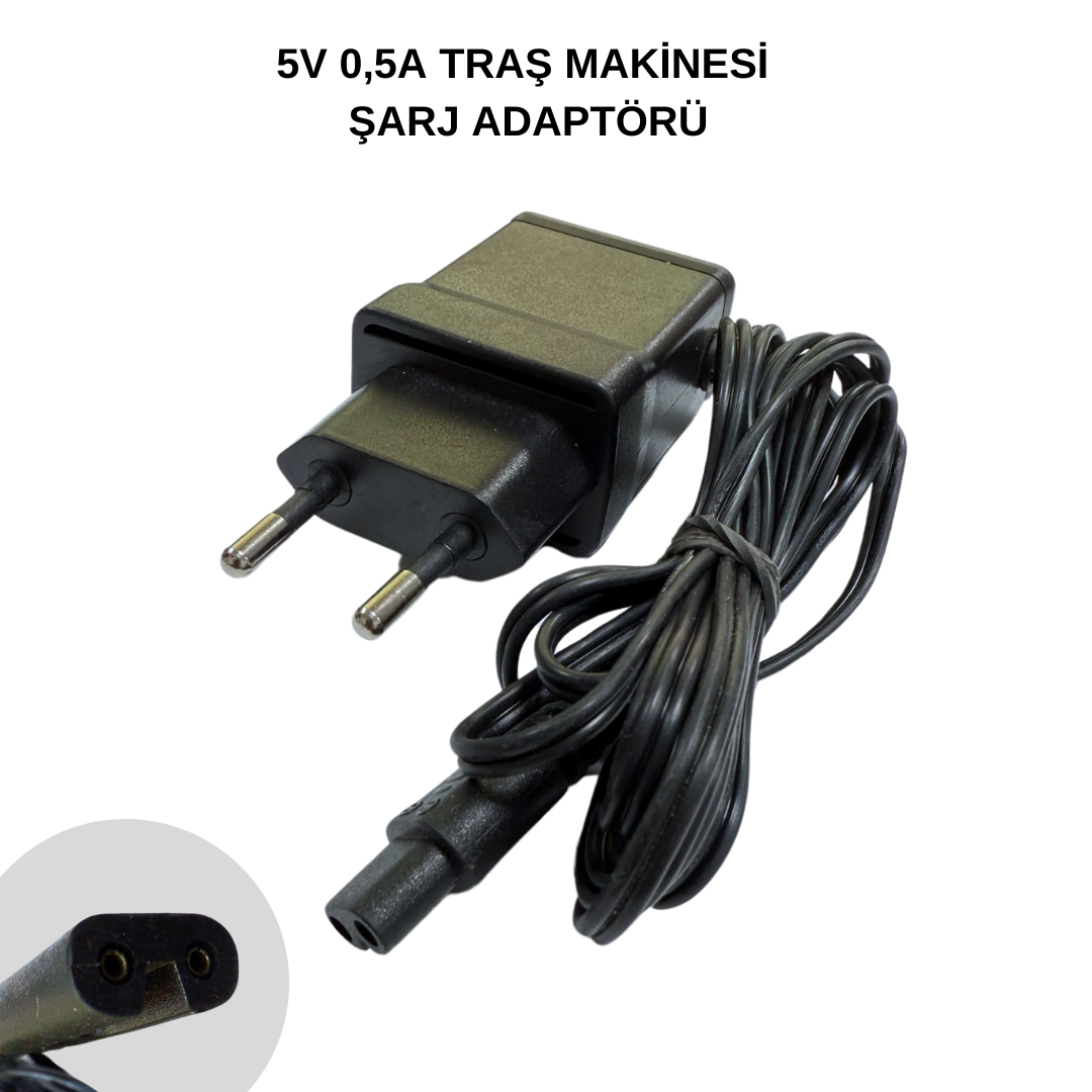 5V 0,5A TRAŞ MAKİNESİ ŞARJ ADAPTÖRÜ