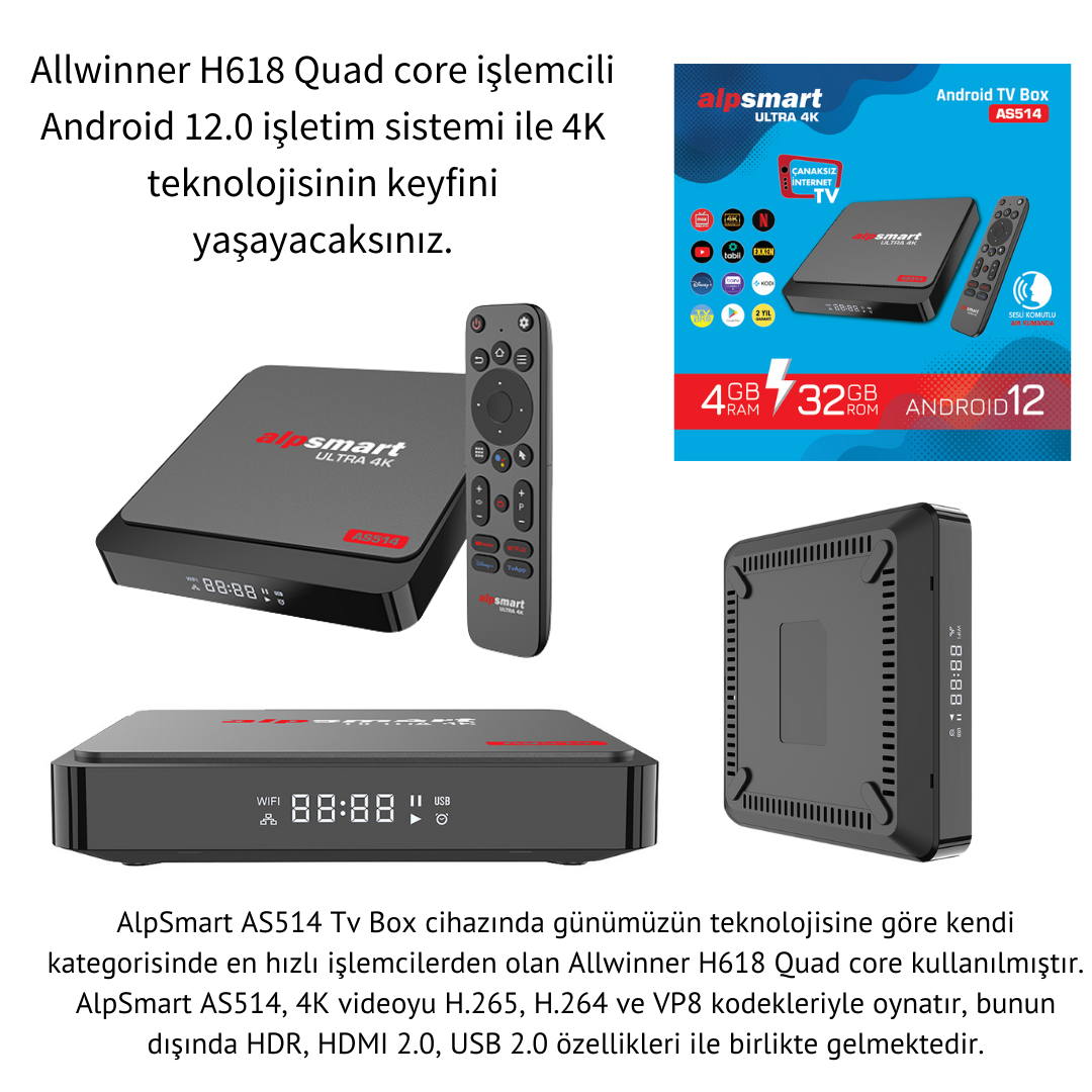 ANDROID BOX 4-32