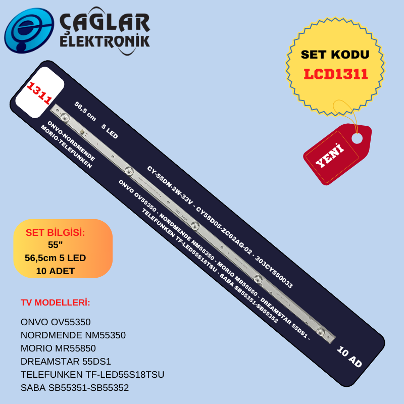 ONVO-SABA-NORDMENDE 55" OV55350-NM55350-MR55850