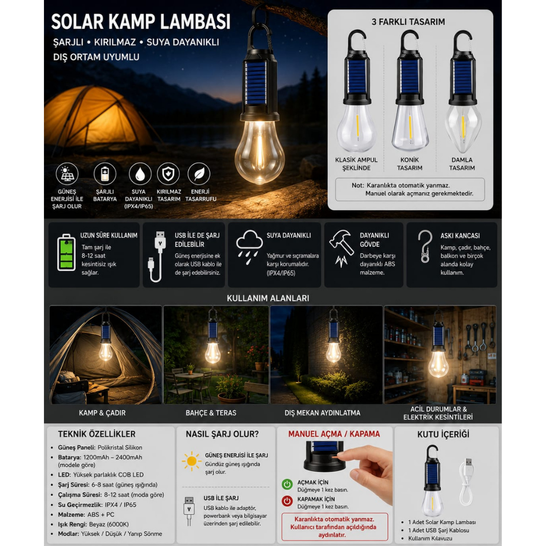KAMP LAMBASI SOLARLI T01 - WN3025