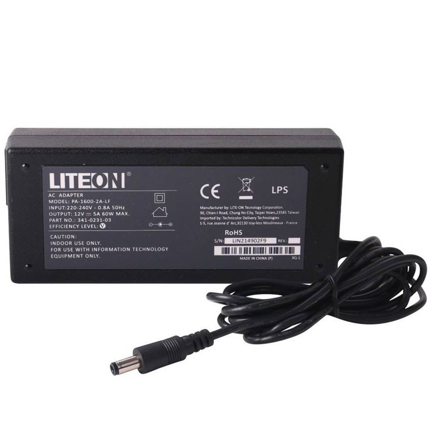 12V 5A   AC/DC ADAPTÖR- LITEON-SAGEMCOM