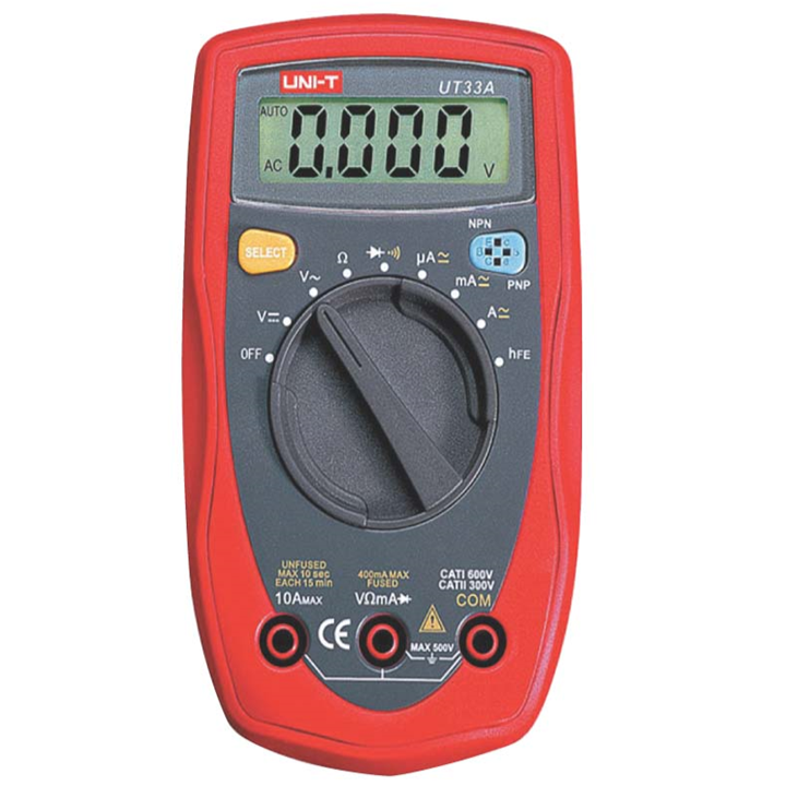 UT 33A+ ÖLÇÜ ALETİ  IŞIKLI BUZZERLI