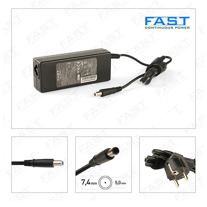 19V 4,74A LAPTOP (7,4x5,0) IGNE UC- HP  CMADP122