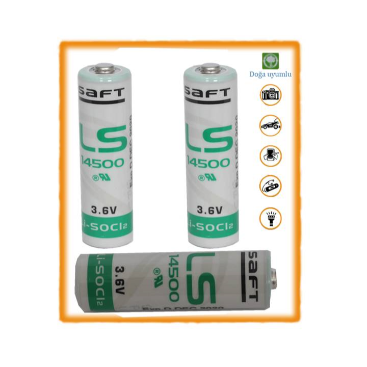 3,6V SAFT KALEM PİL 14500