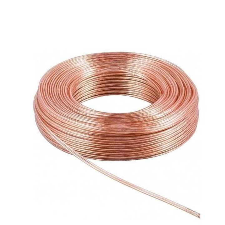 HOPARLÖR KABLOSU 2x0,75 ŞEFFAF