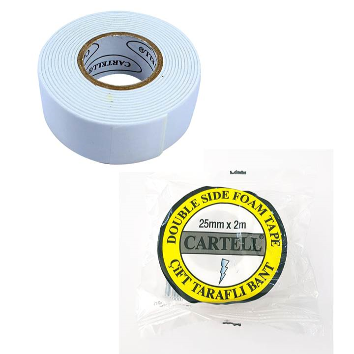 BANT CIFT TARAFLI 2m*25mm BEYAZ