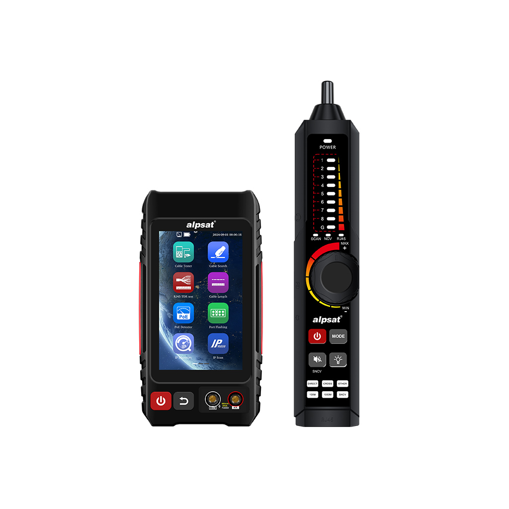 RJ45 AĞ KABLOSU VE FİBER OPTİK KABLO TEST CİHAZI AS 326