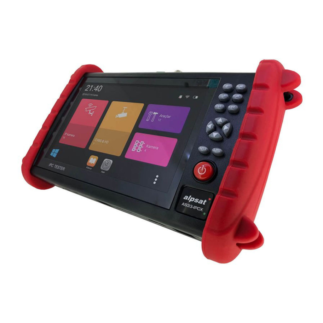 AS33-IPCX 7" KAMERA TEST MONITORU AHD-CVI-TVI CCTV