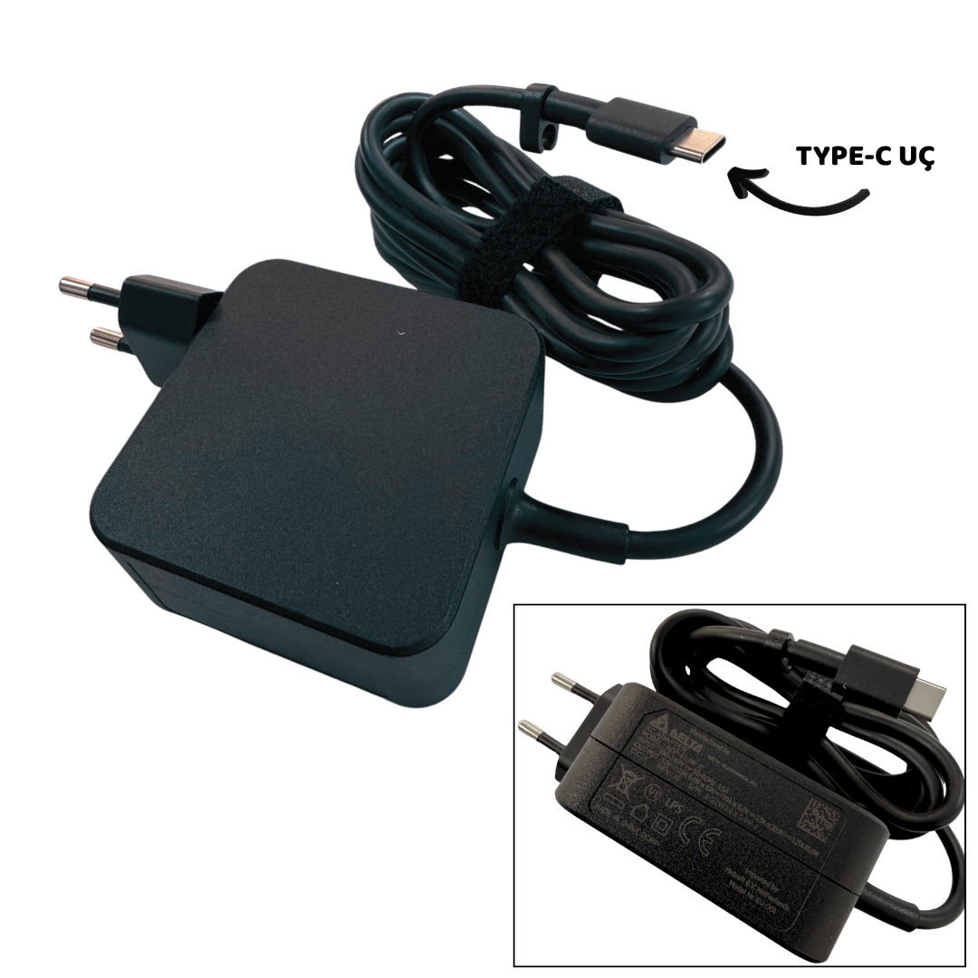 20V 3.25A TYPE-C USB UÇ 65W ORJINAL DELTA COADP018D