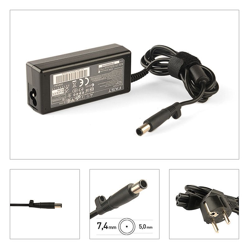 19,5V 3,33A LAPTOP  (7,4x5,0)IGNE UÇ-HP  CMADP031